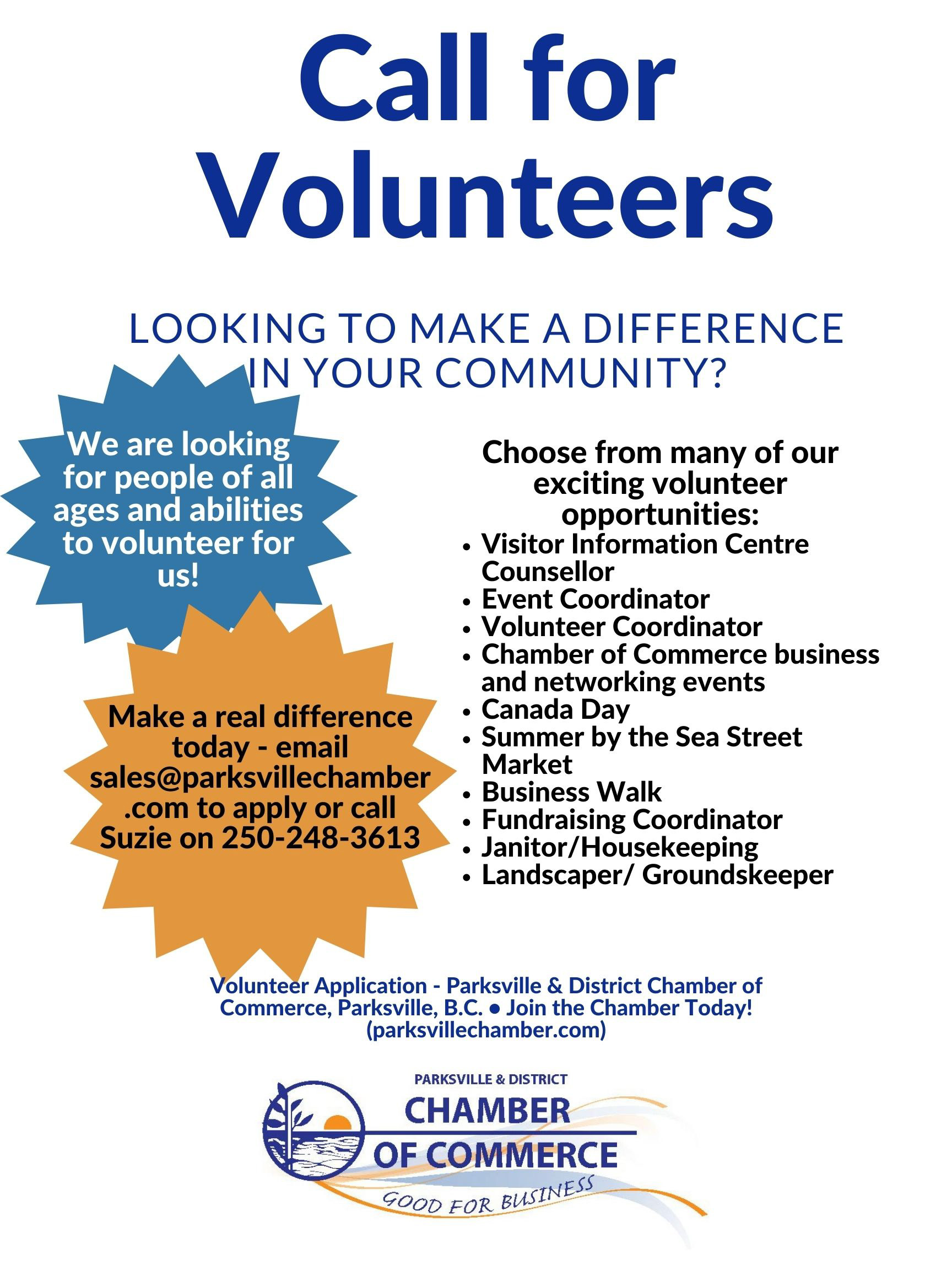 Call for Volunteers edited